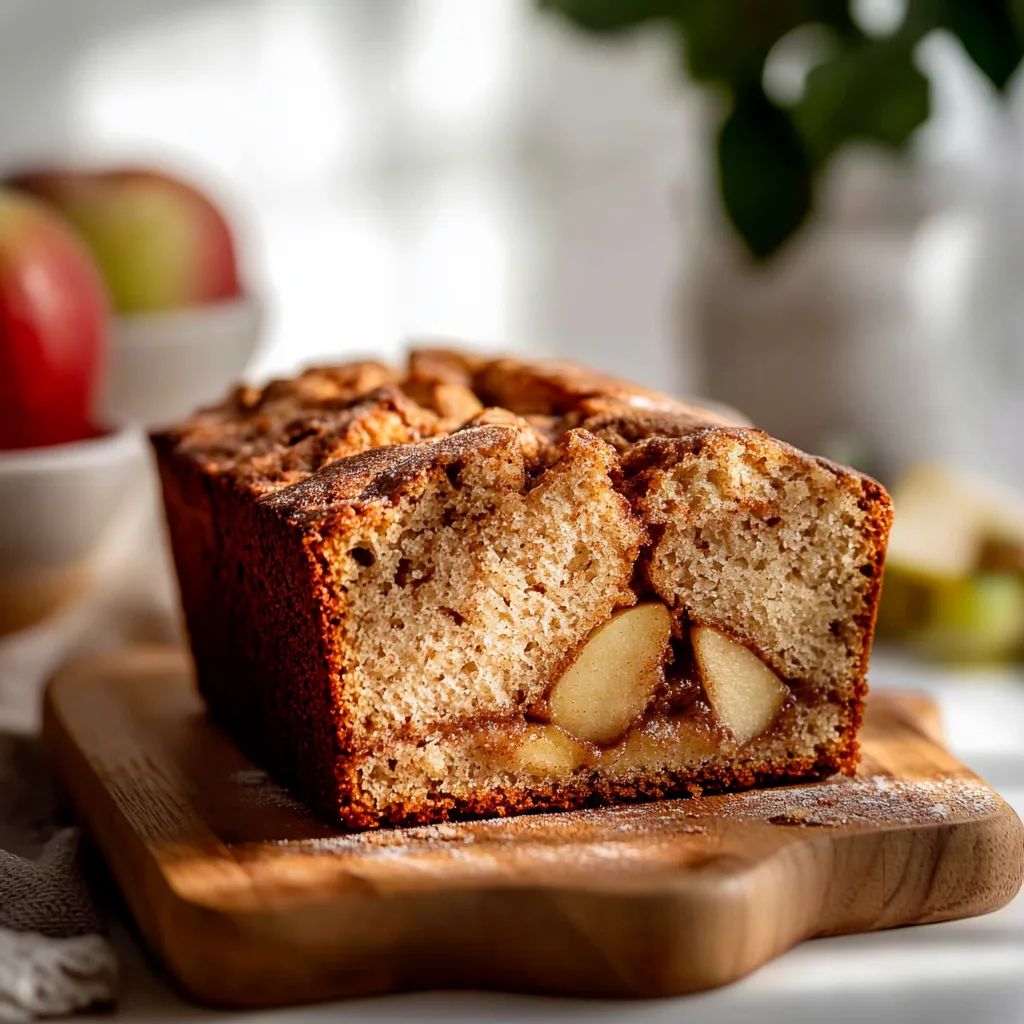 Cinnamon Apple Bread Freshly Baked Recipe preparation