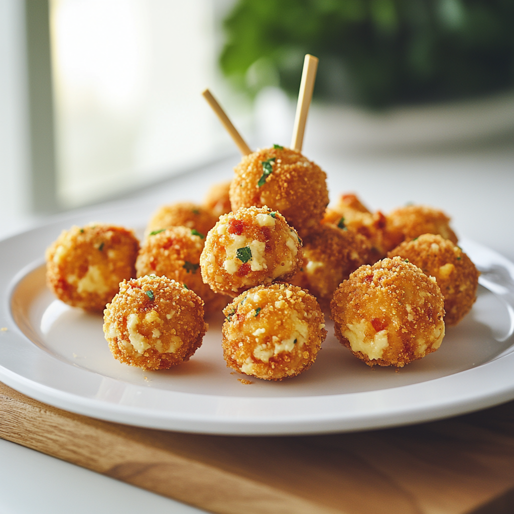 Mini Cheese Balls Recipe preparation