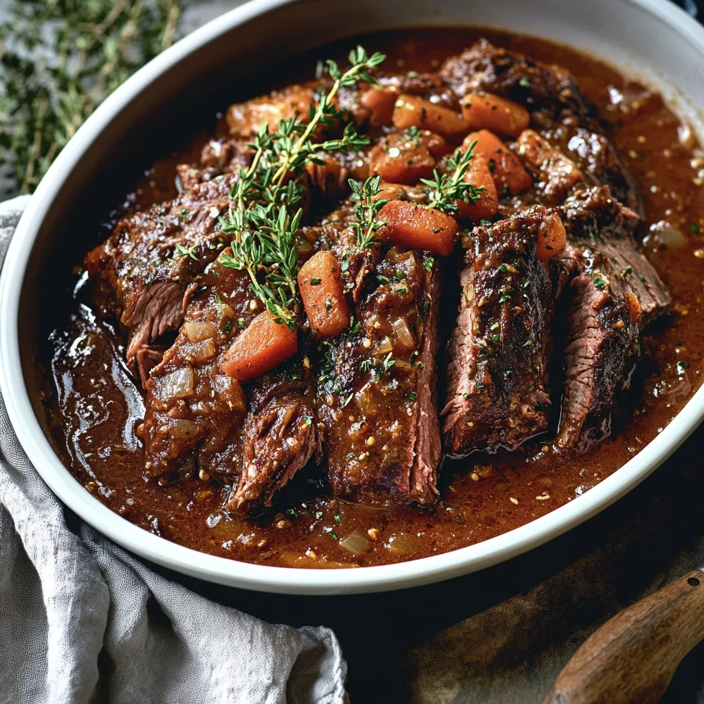 Italian Pot Roast (Straccato) Recipe preparation