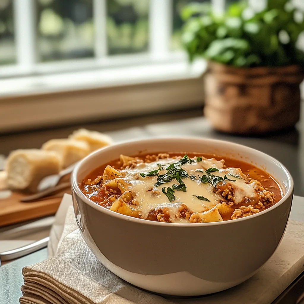 Lasagna Soup Recipe preparation