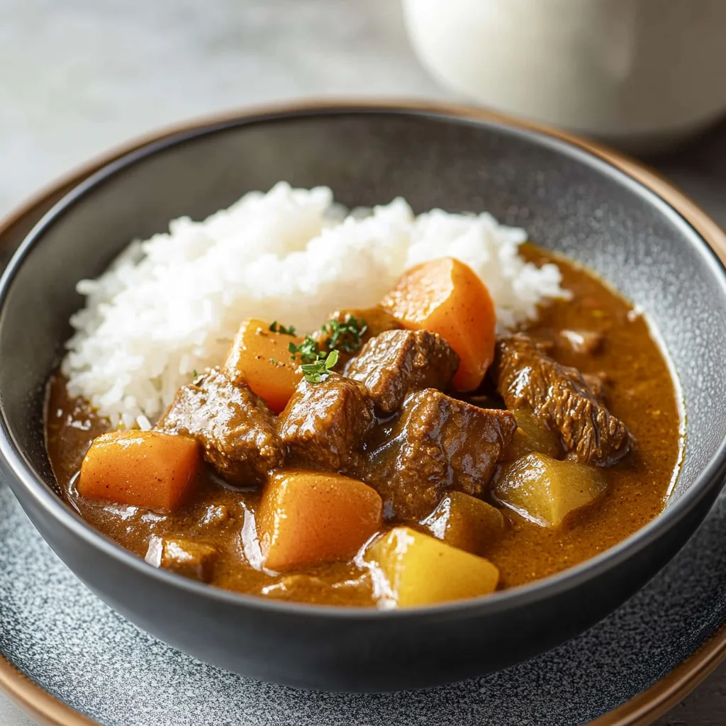 Japanese Beef Curry Dish