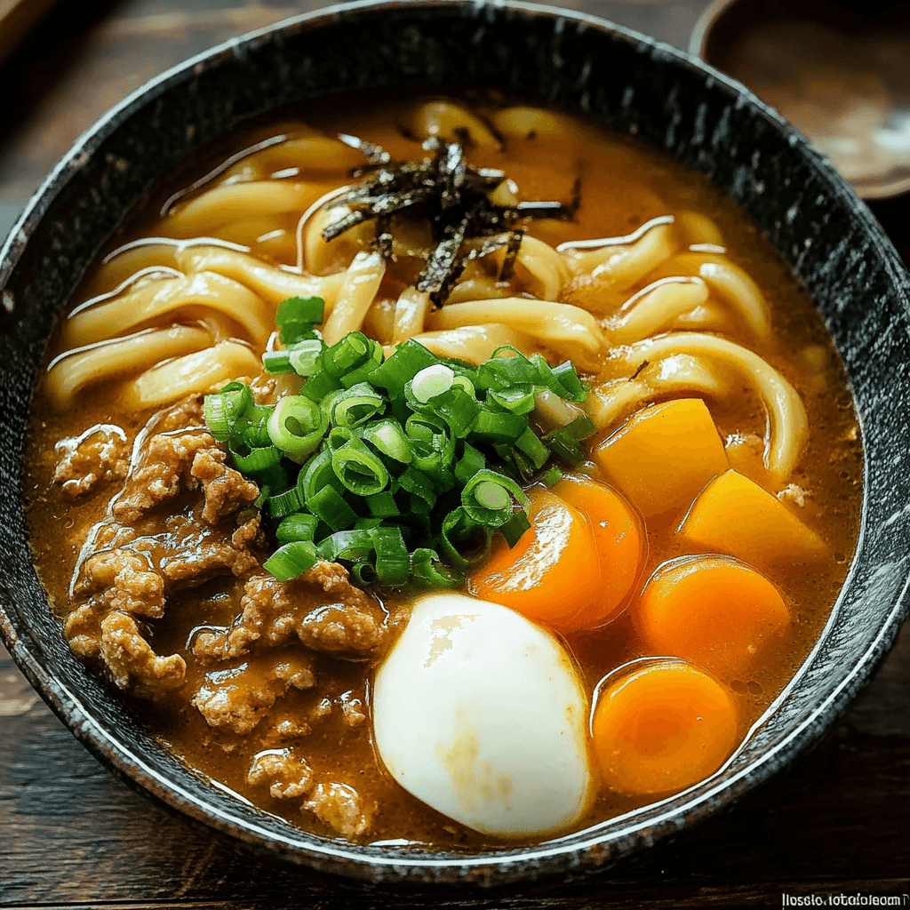 Japanese Curry Udon Dish