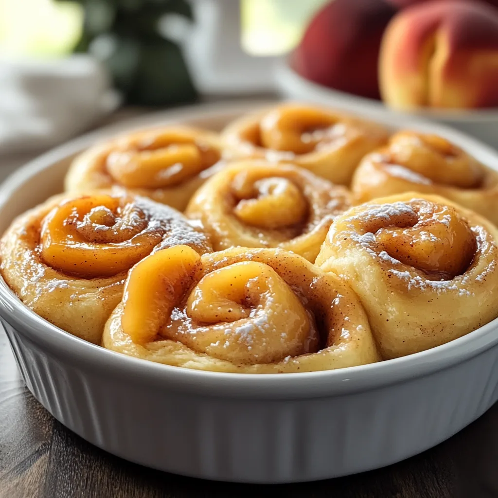 Peach Cobbler Cinnamon Rolls FAQs