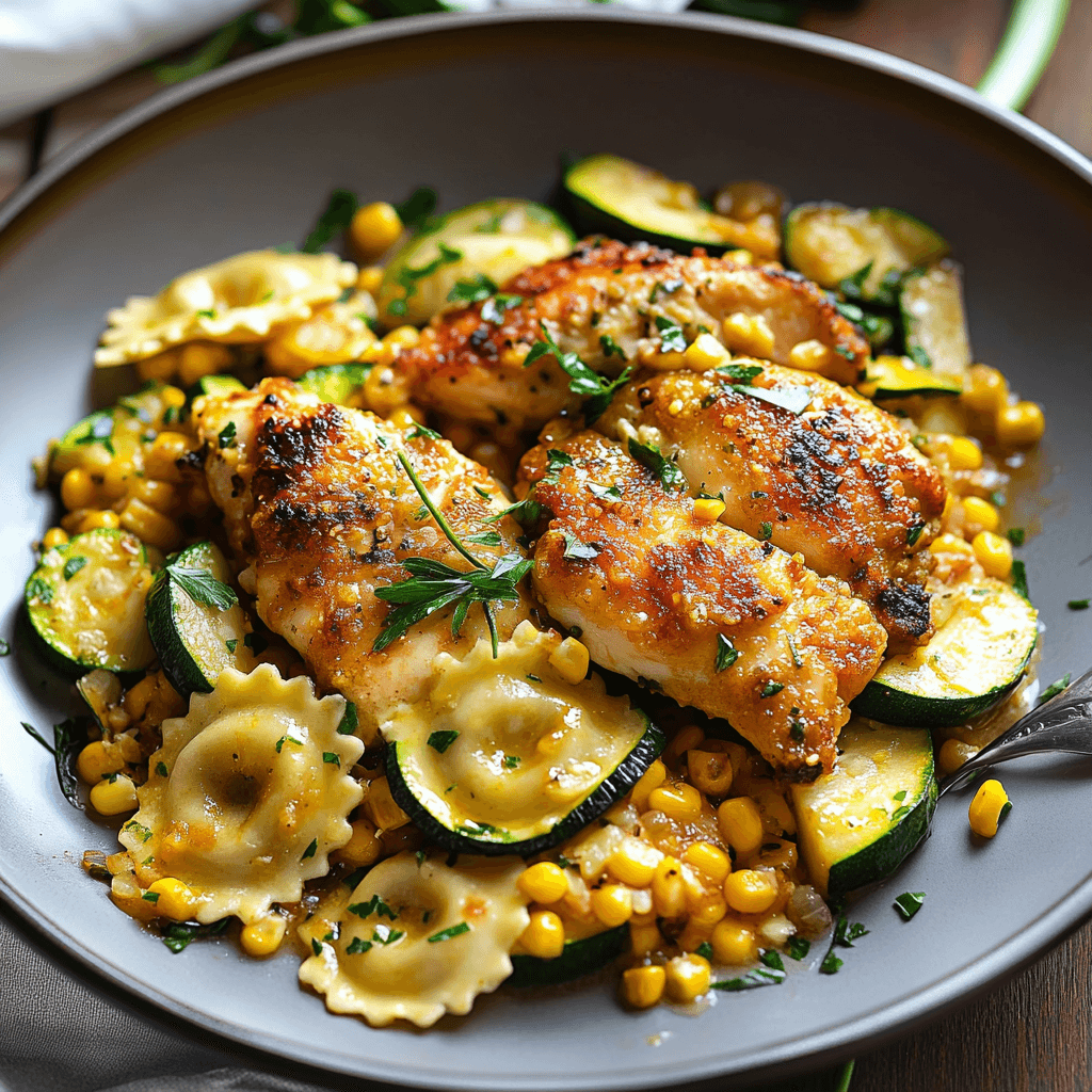 Garlic Butter Chicken Dish preparation