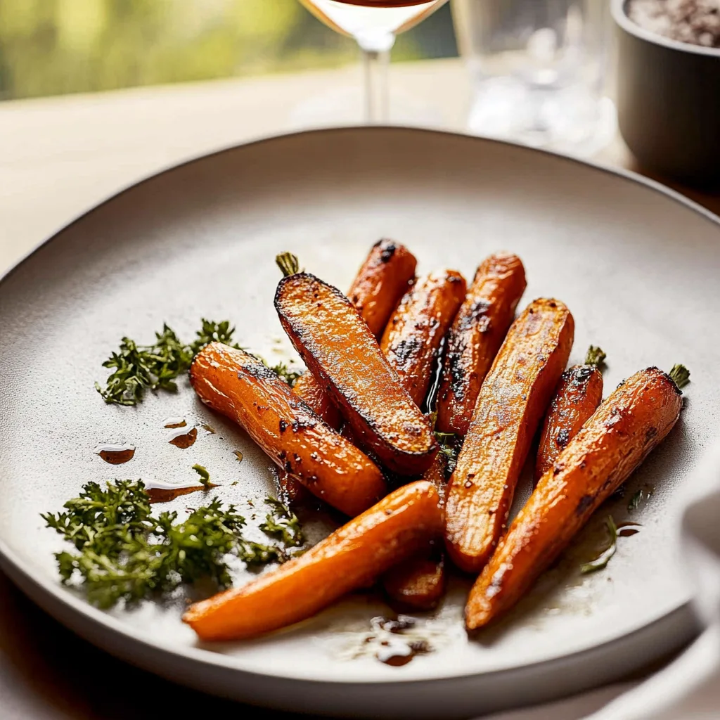 Balsamic Roasted Carrots preparation