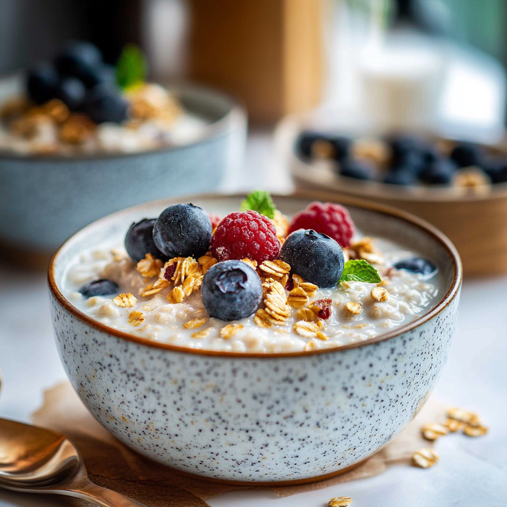 Vanilla Overnight Oats Recipe preparation