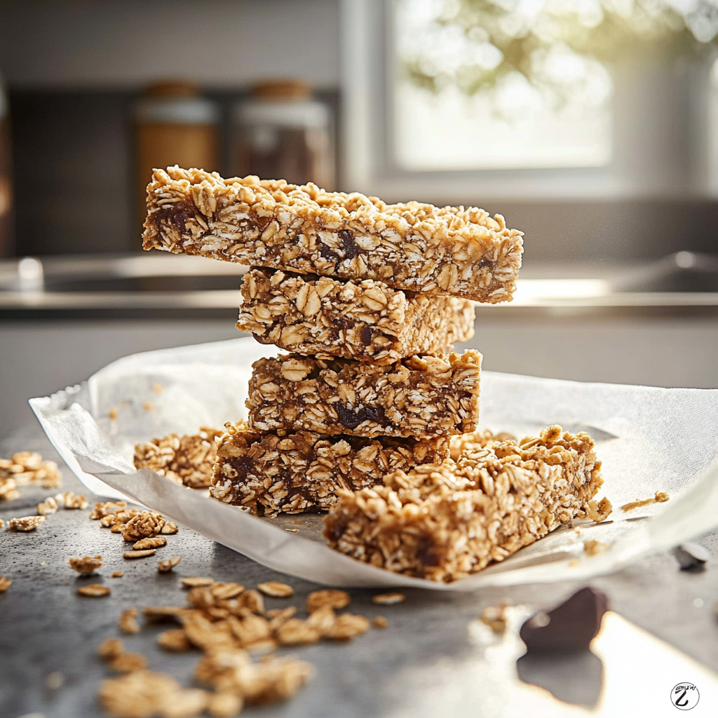 Homemade Granola Bars Homemade Granola Bars Recipe preparation
