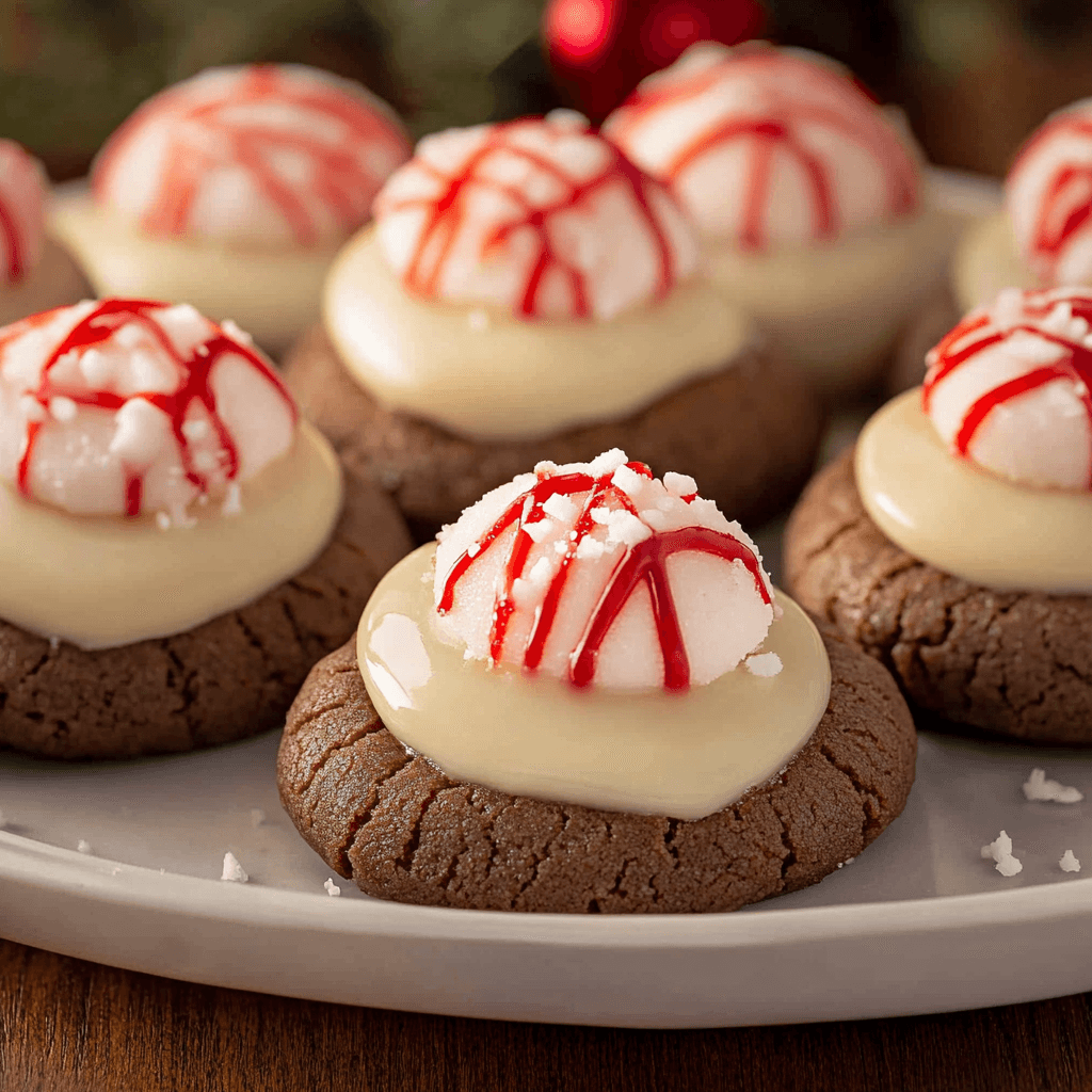 Peppermint Kiss Cookies preparation