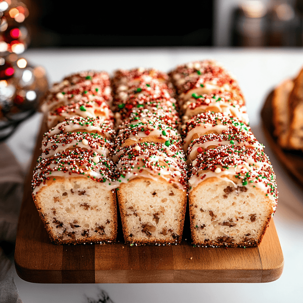 Holidays Sprinkle Buttermilk Bread preparation