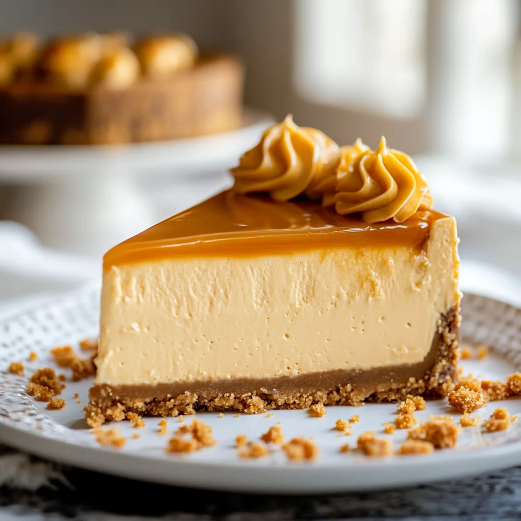 Loaded Butterscotch Cheesecake Delight preparation