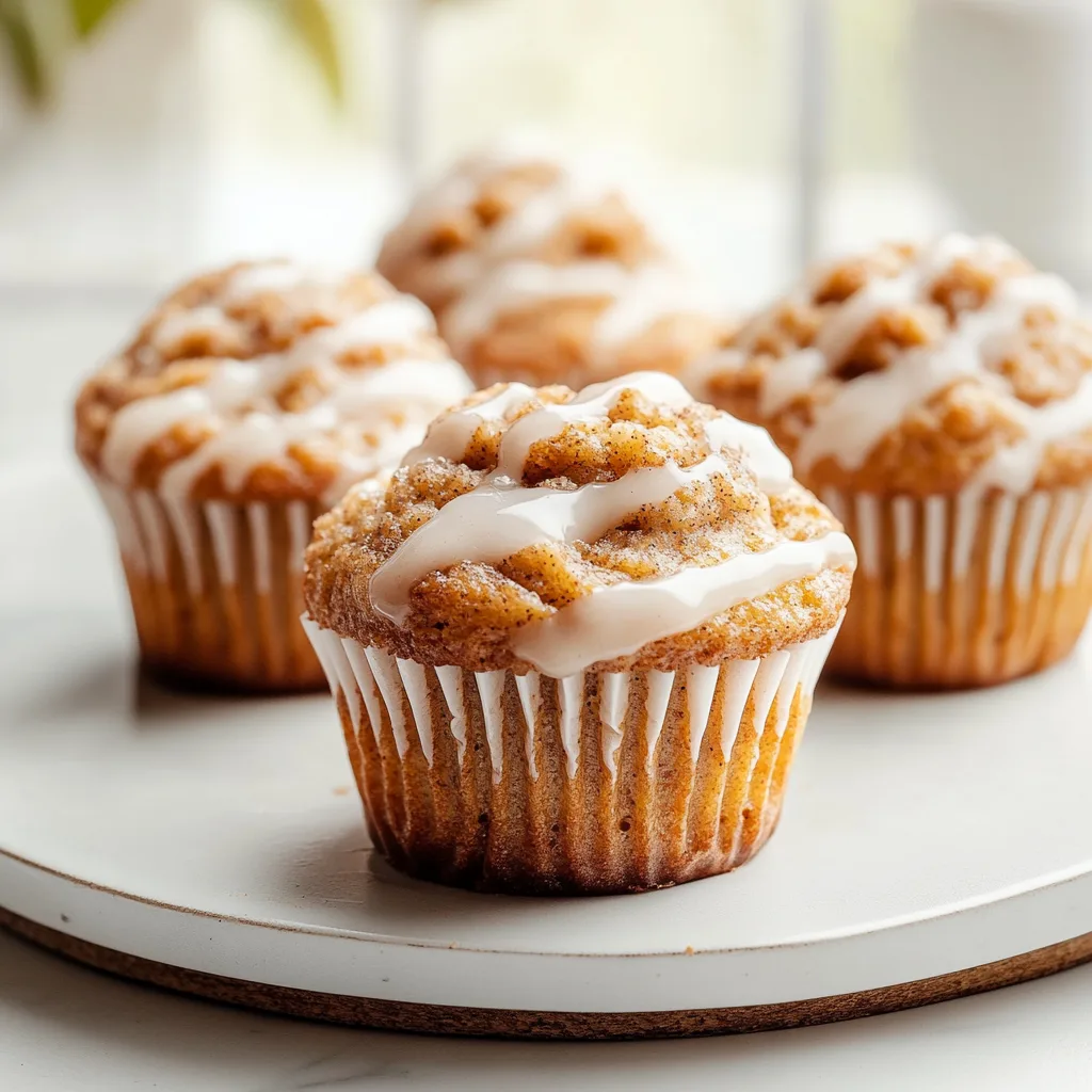 Cinnamon Roll Muffins preparation