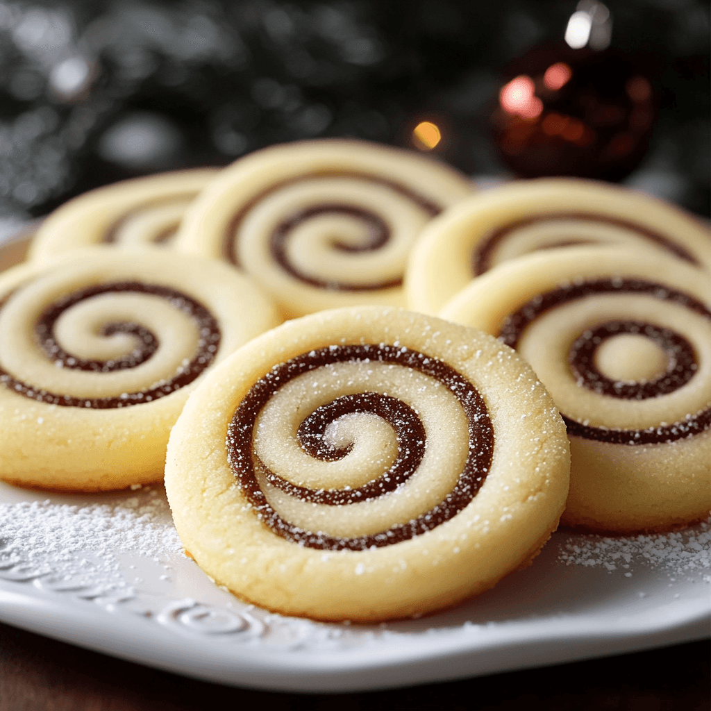 Christmas Butter Swirl Cookies preparation