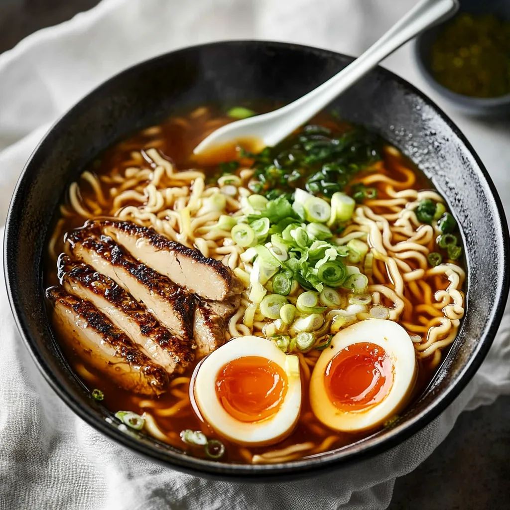Slow Cooker Ramen Noodles preparation