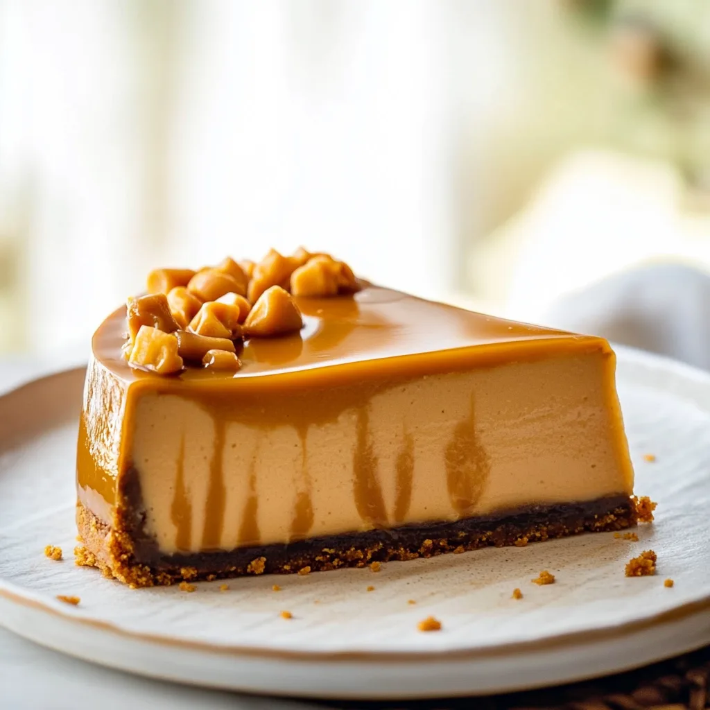 Loaded Butterscotch Cheesecake Delight and storing