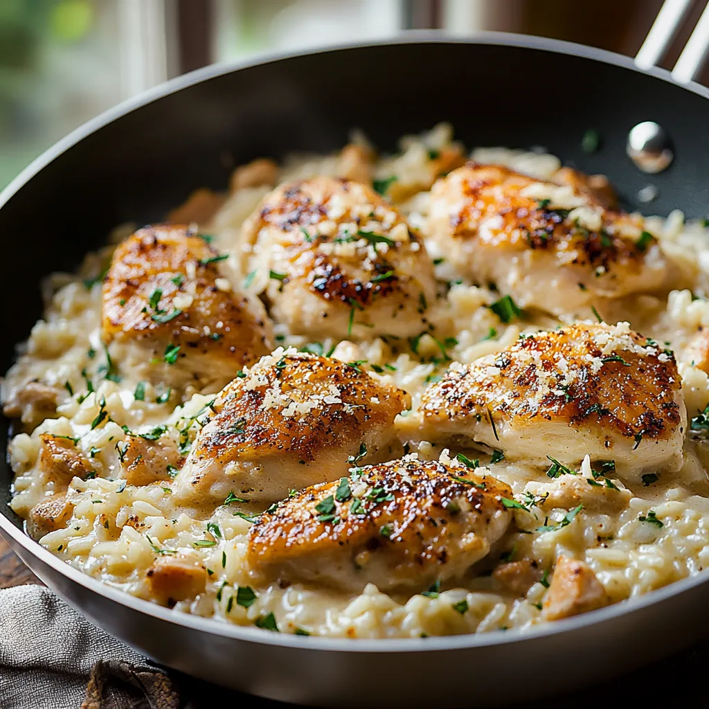 One-Pan Creamy Parmesan Chicken & Rice Tips and tricks