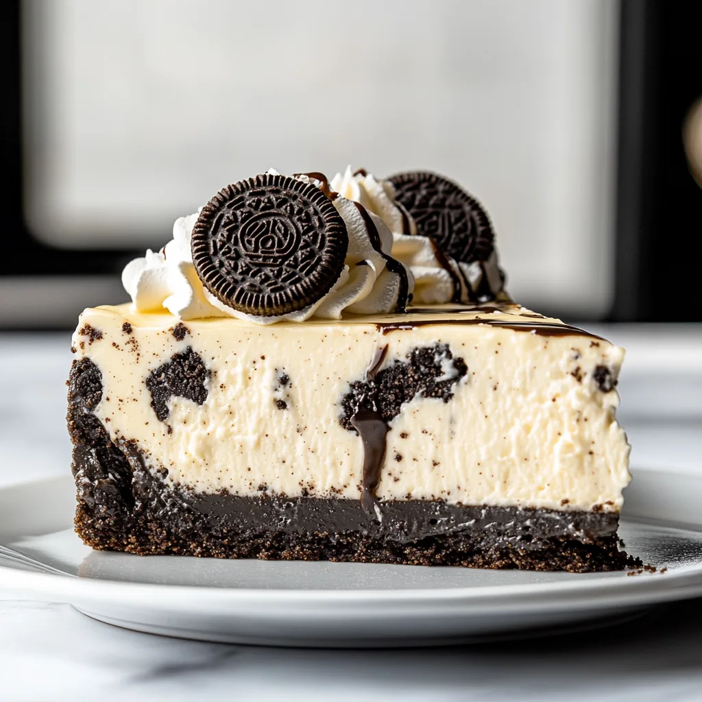 Delicious Oreo Cheesecake and storing