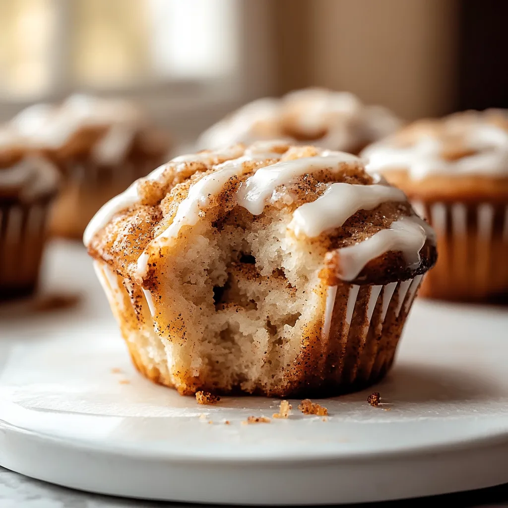 Cinnamon Roll Muffins and storing