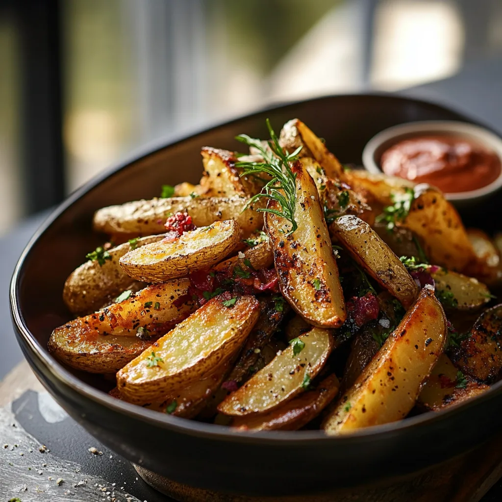 Roasted Potato Wedges and tricks