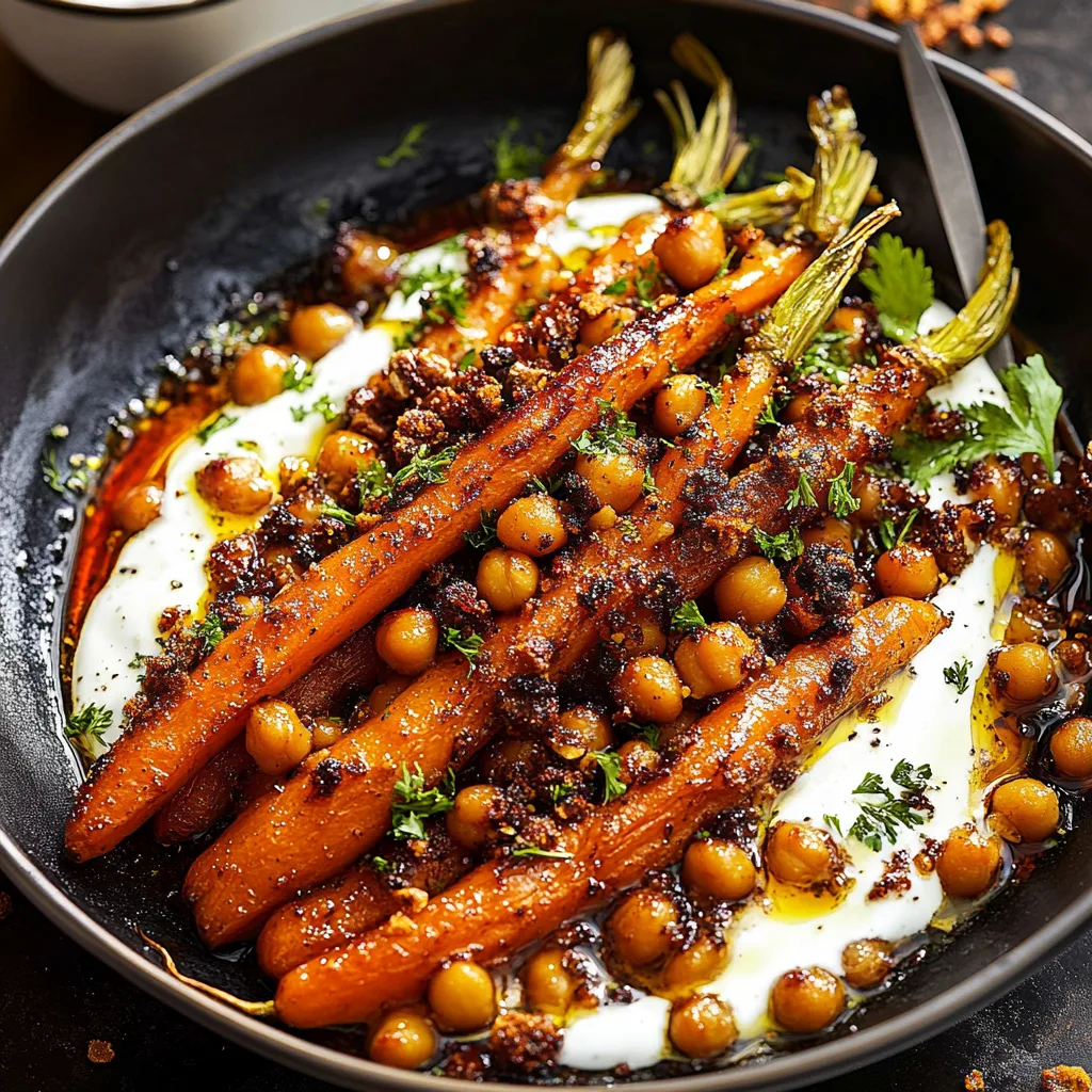 Spicy Maple Roast Carrots with Chickpeas and tricks