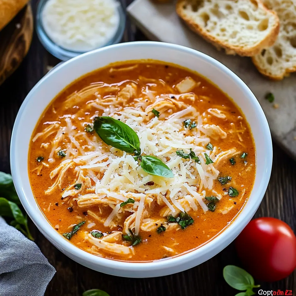 Chicken Parmesan Soup in a Crockpot and tricks