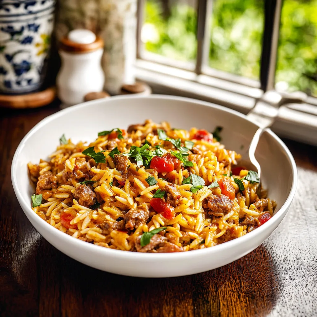 Cajun Dirty Orzo DishTips and tricks