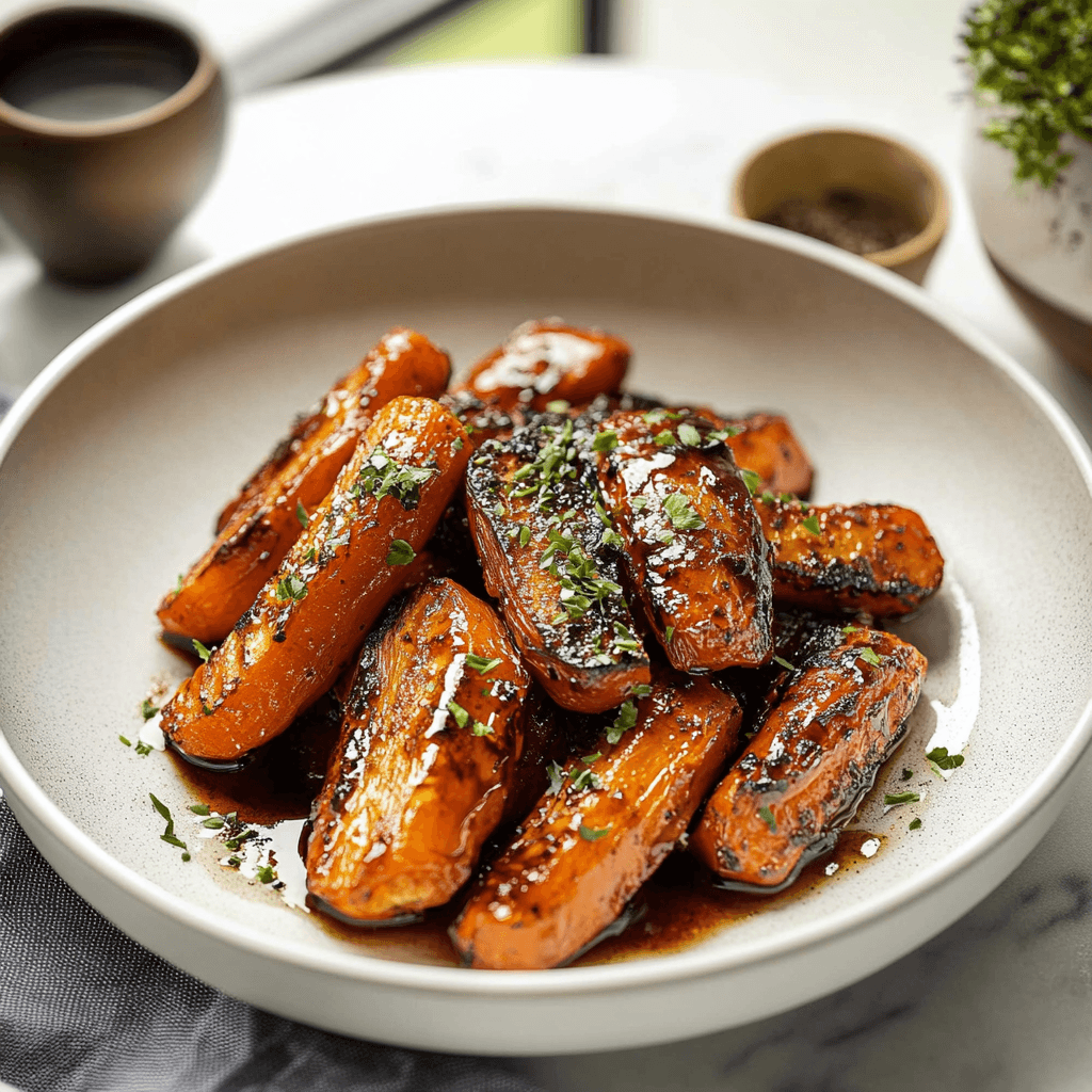 Balsamic Roasted Carrots and storing