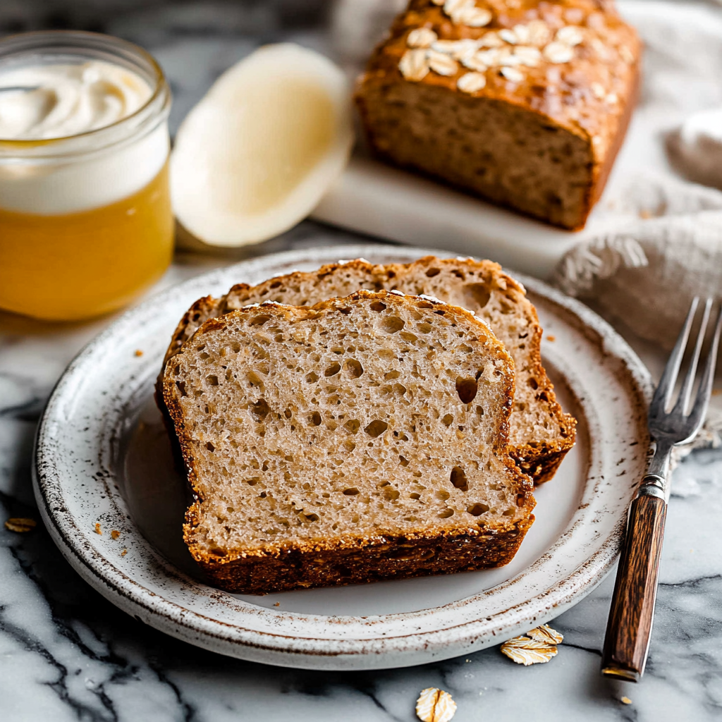 No-Knead Honey Oat Bread and tricks
