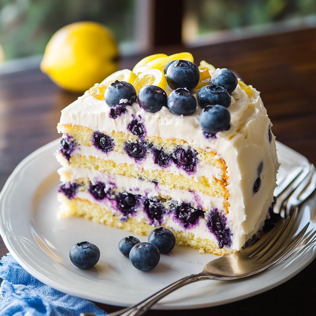 Lemon Blueberry Cake and tricks