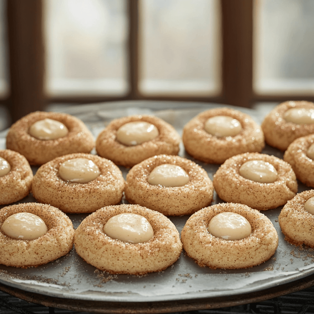 Eggnog Snickerdoodle Thumbprint Cookies Tips and tricks