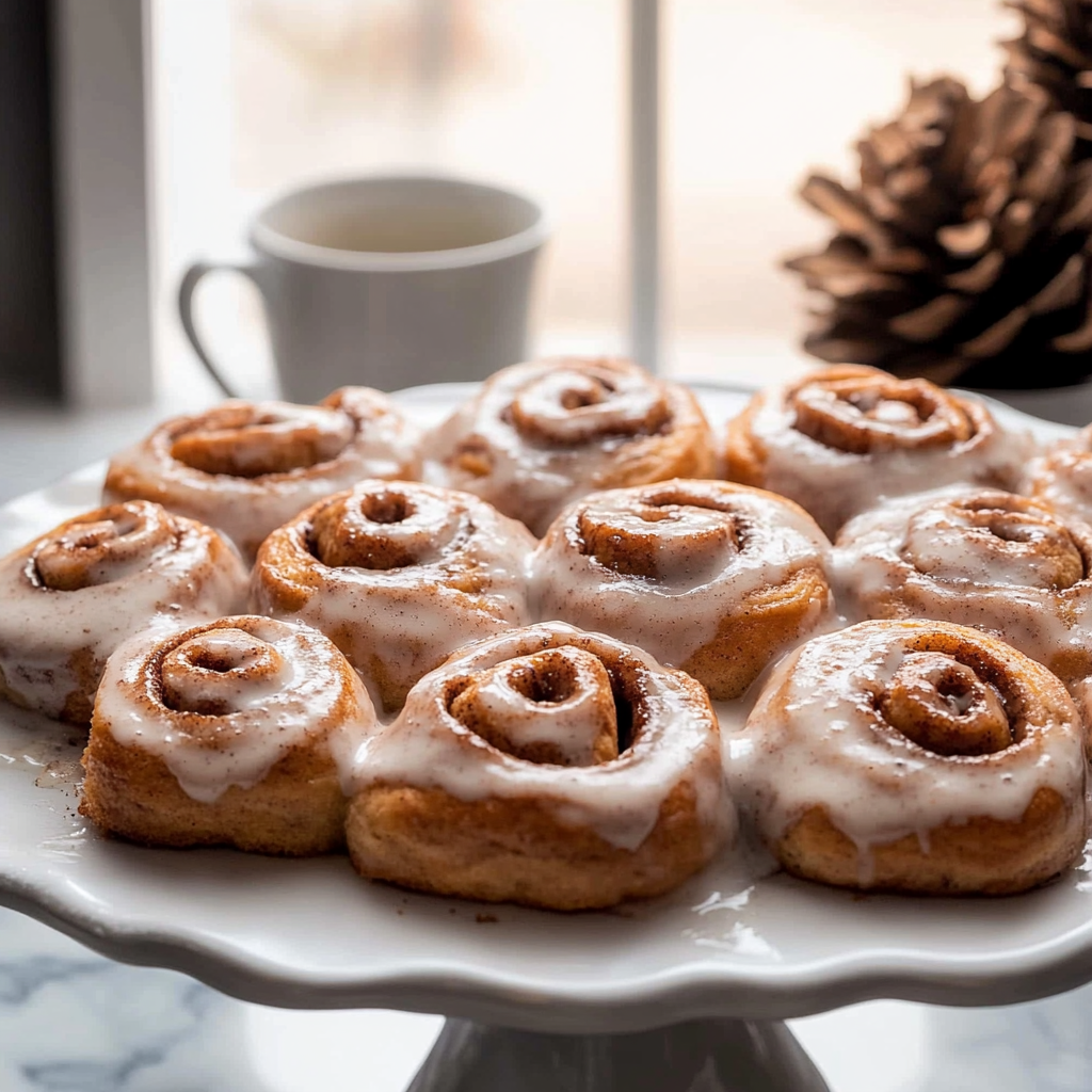Chai Cinnamon Rolls Serving and storing