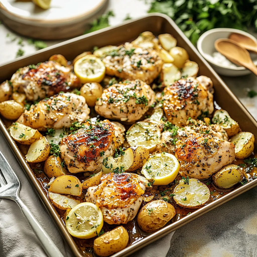 Herby Lemon Garlic Chicken