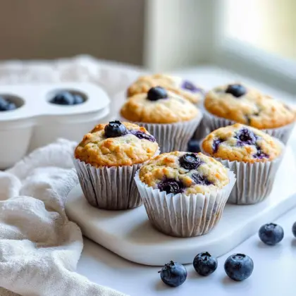 Cottage Cheese Blueberry Muffins Recipe