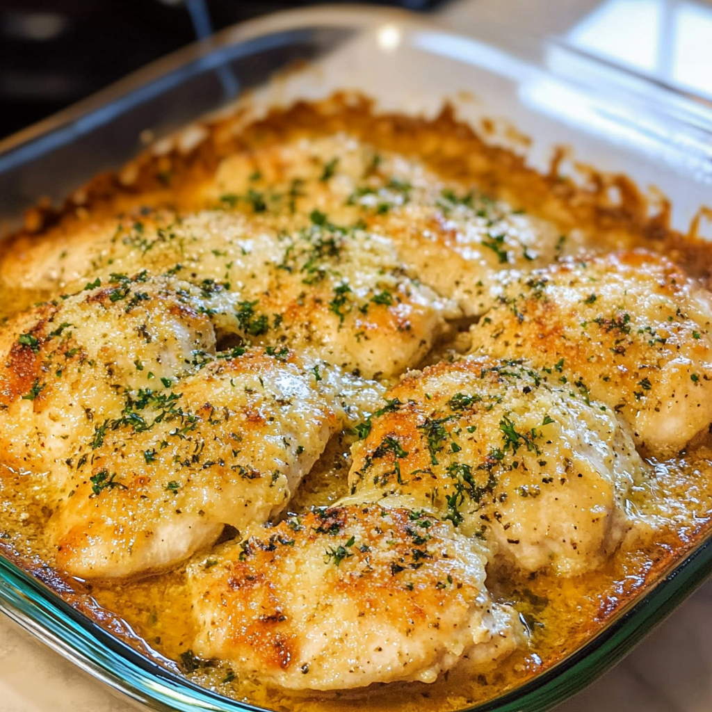 Garlic Parmesan Chicken Bake