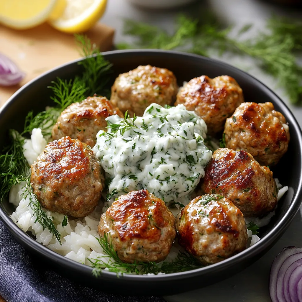 Greek Turkey Meatballs
