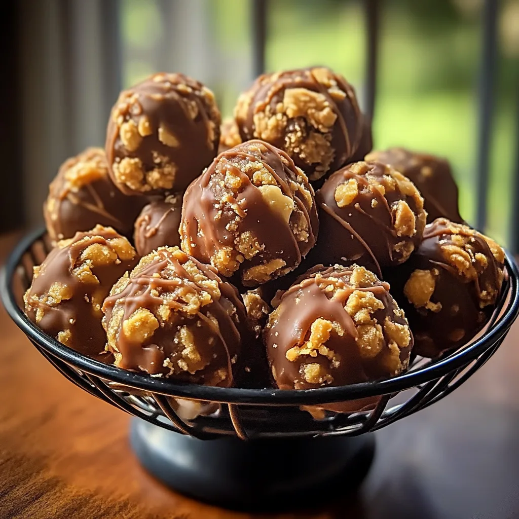 Homemade Butterfinger Balls