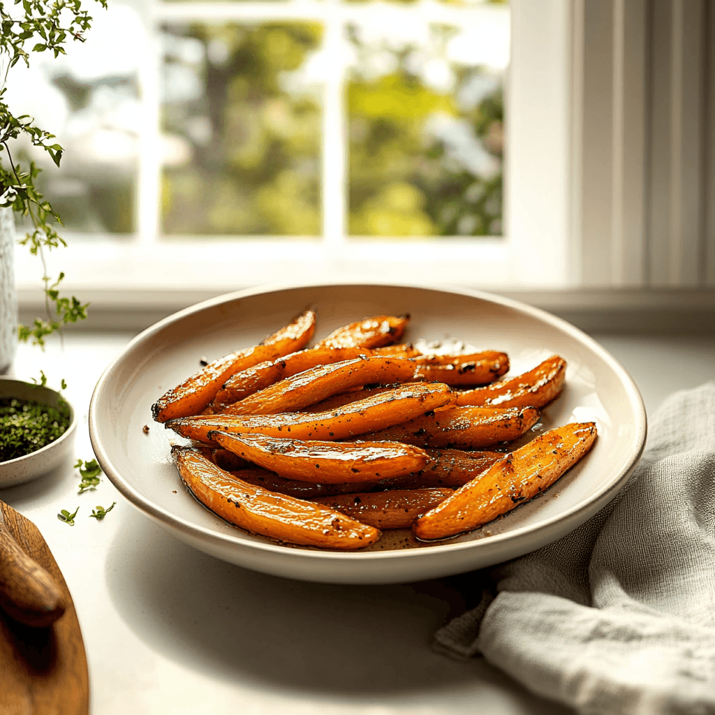 Balsamic Roasted Carrots