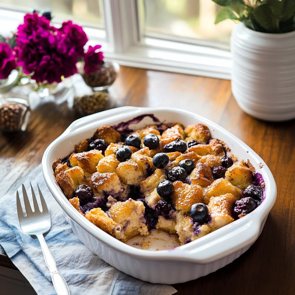 Blueberry French Toast Casserole