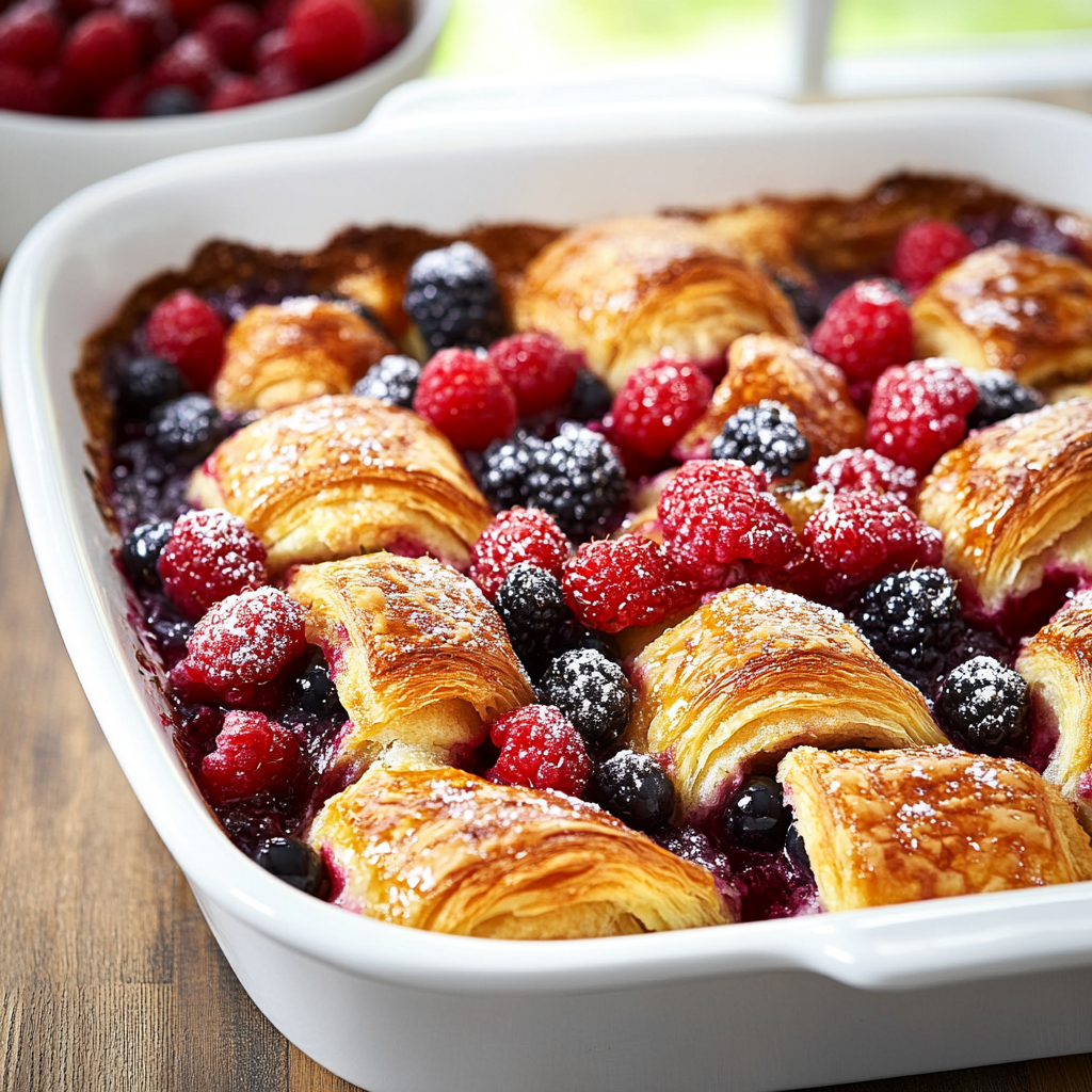 Berry Croissant Bake