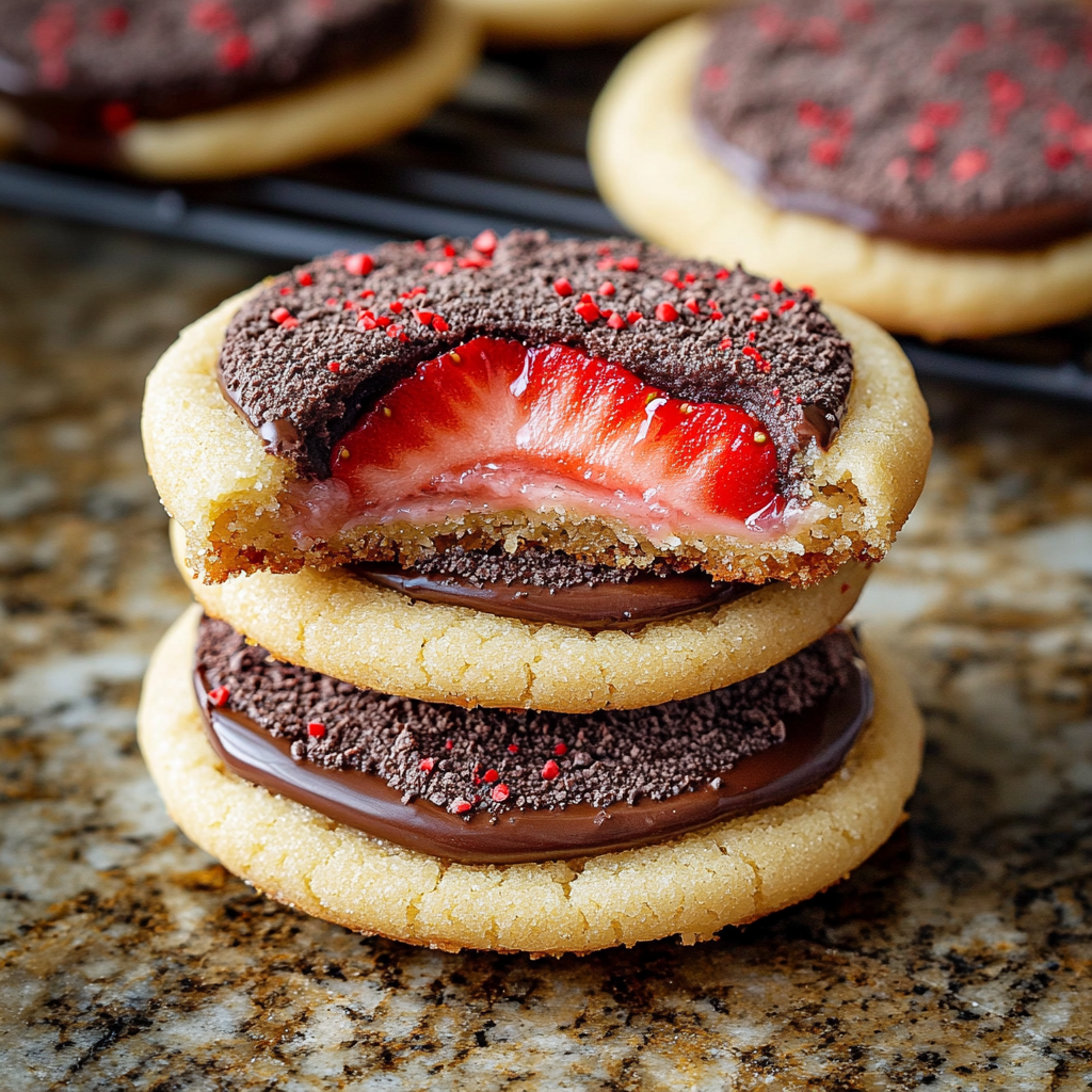 Chocolate-Stuffed Strawberry Sugar Cookies FAQs