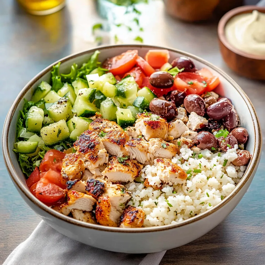 Greek Chicken Bowl