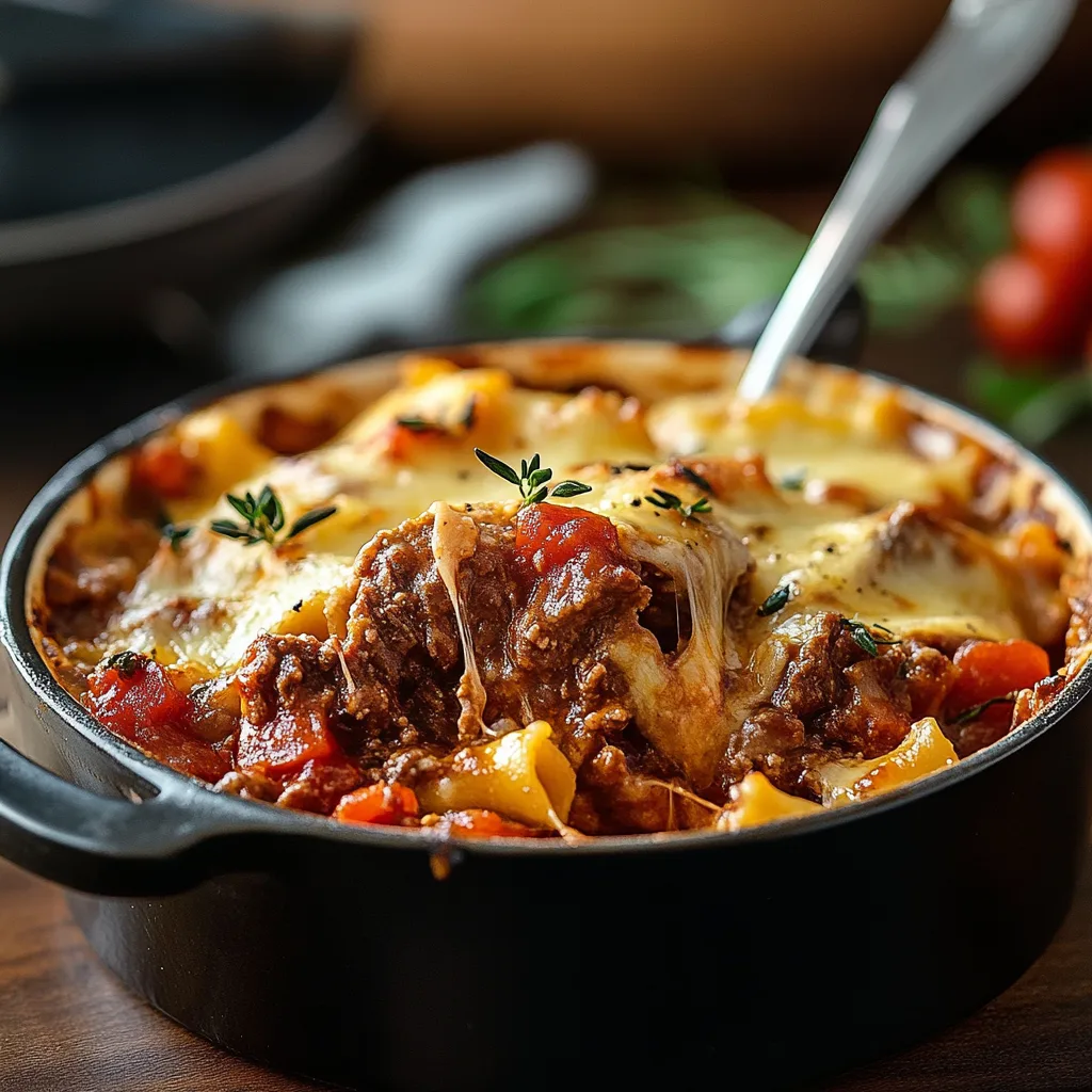 Beef Lombardi Casserole Dish