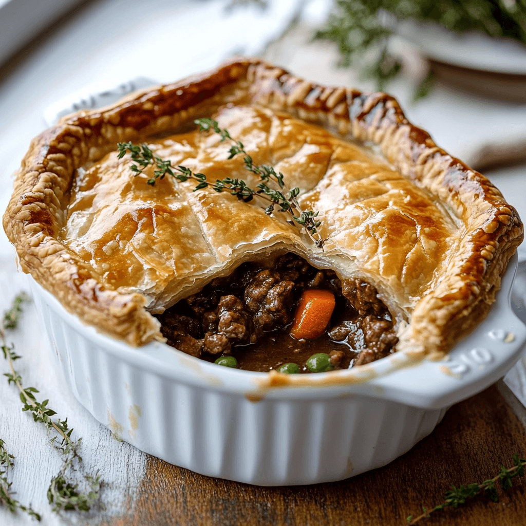 Beef Pot Pie Dish