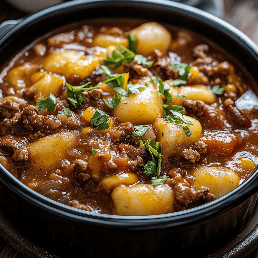 Slow Cooker Cowboy Casserole