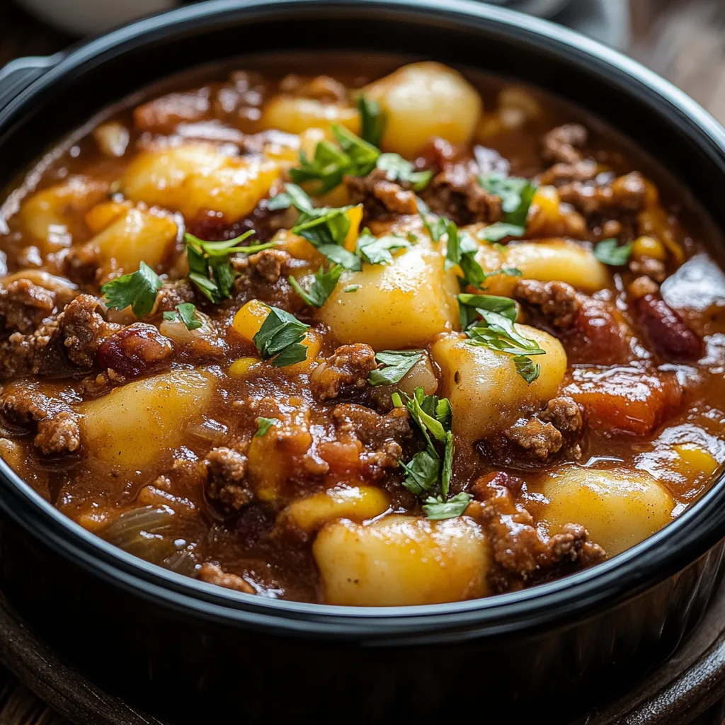 Slow Cooker Cowboy Casserole