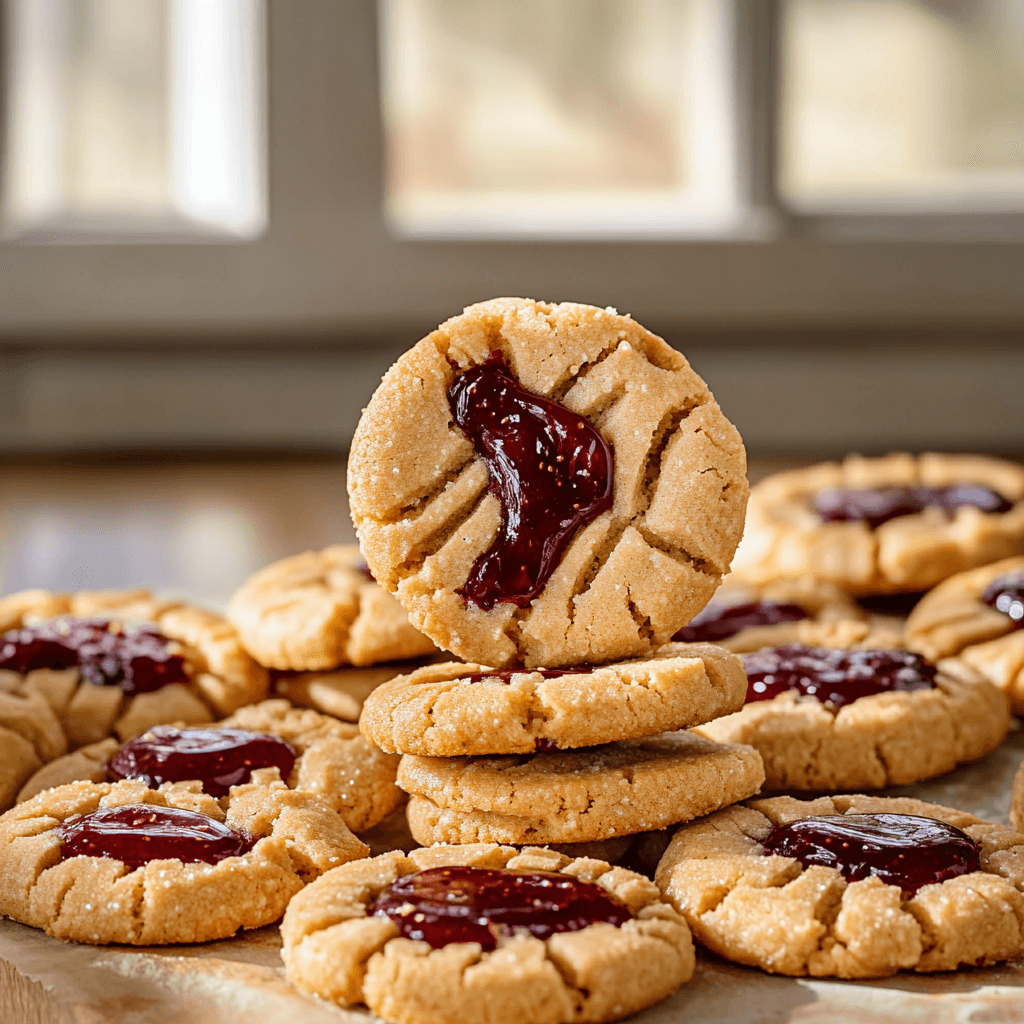 Peanut Butter and Jelly Cookies