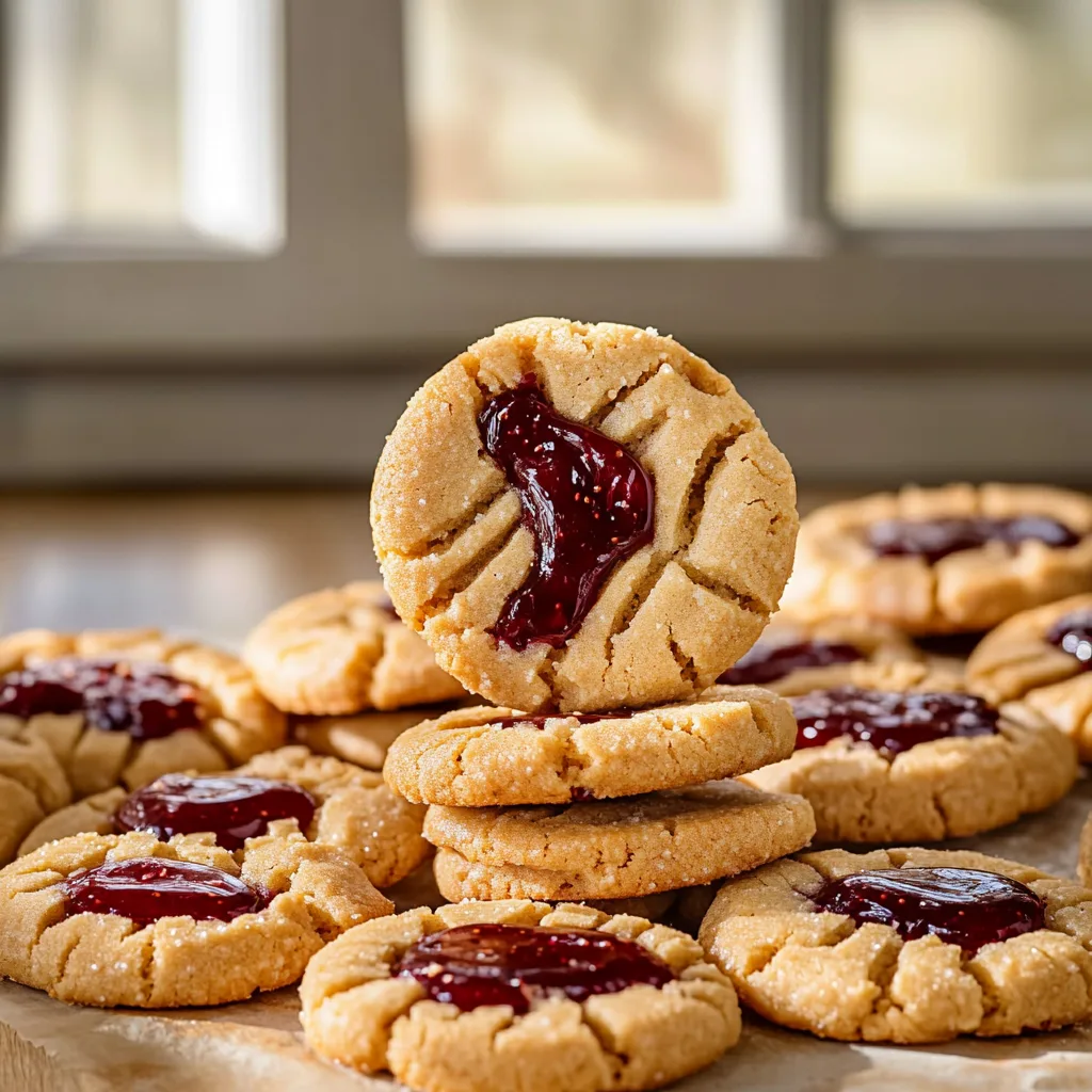 Peanut Butter and Jelly Cookies