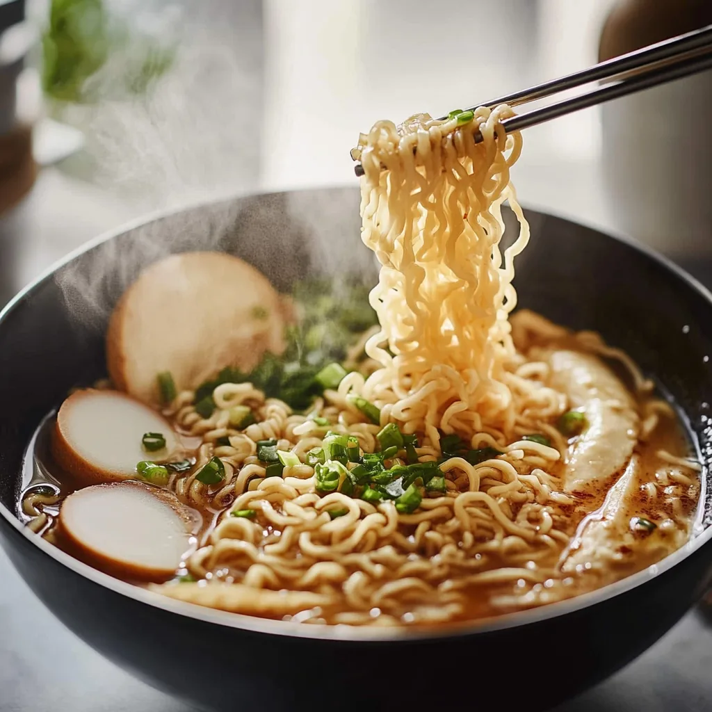 Slow Cooker Ramen Noodles