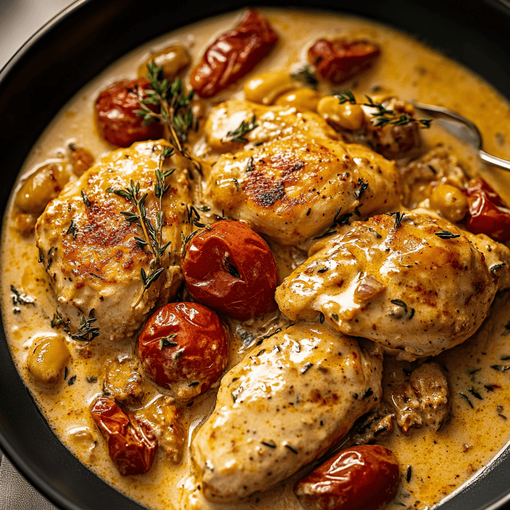 Creamy Tuscan Chicken Dish