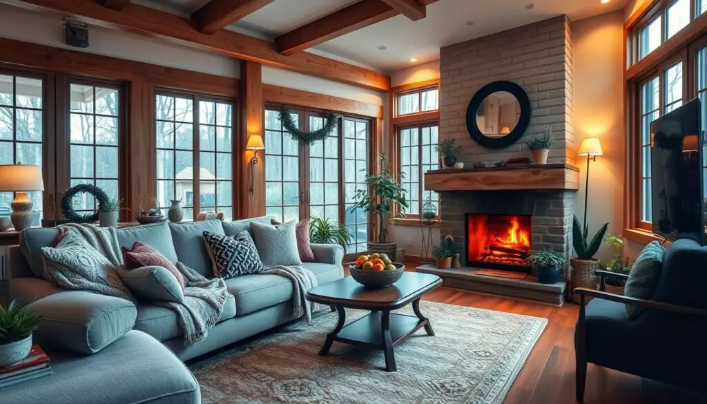 Warm and cozy living room