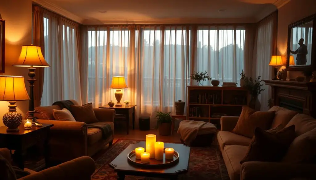 cozy lighting